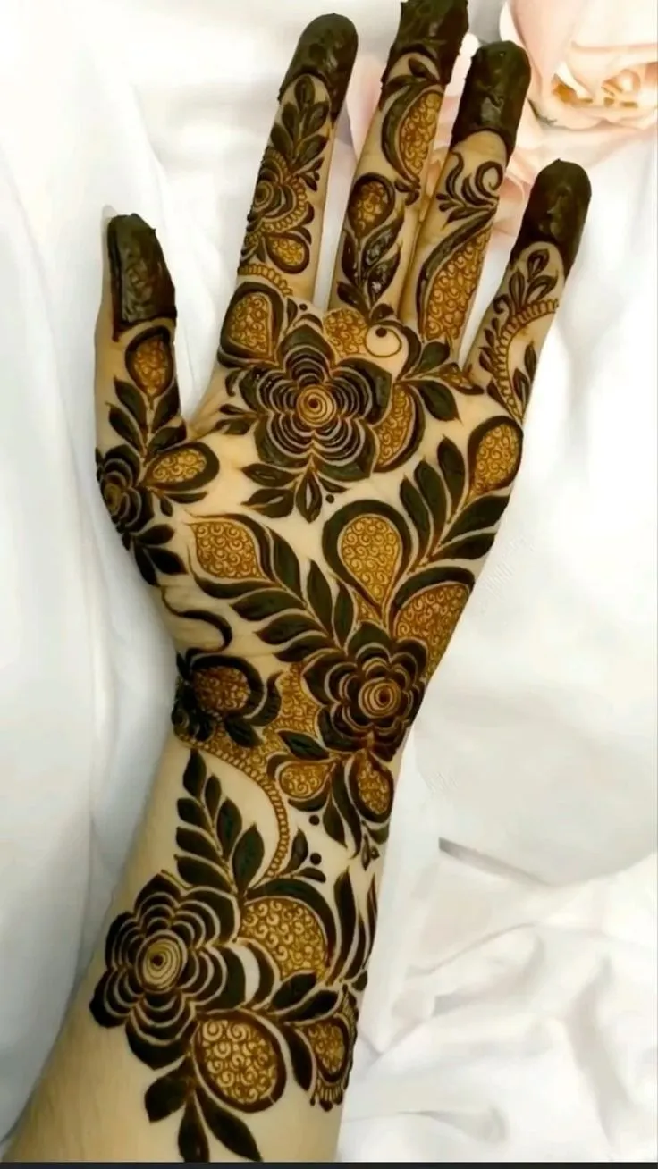 Simple Arabic Mehndi Design Photo Simple Arabic Mehndi Design Photo
