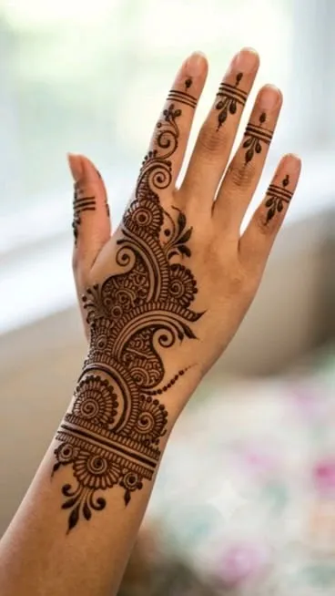 Simple Arabic Mehndi Design Pictures