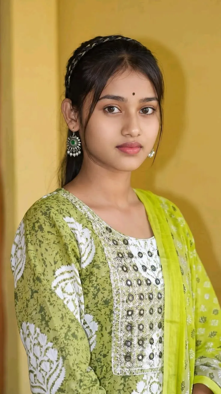 Simple Indian Girl Image