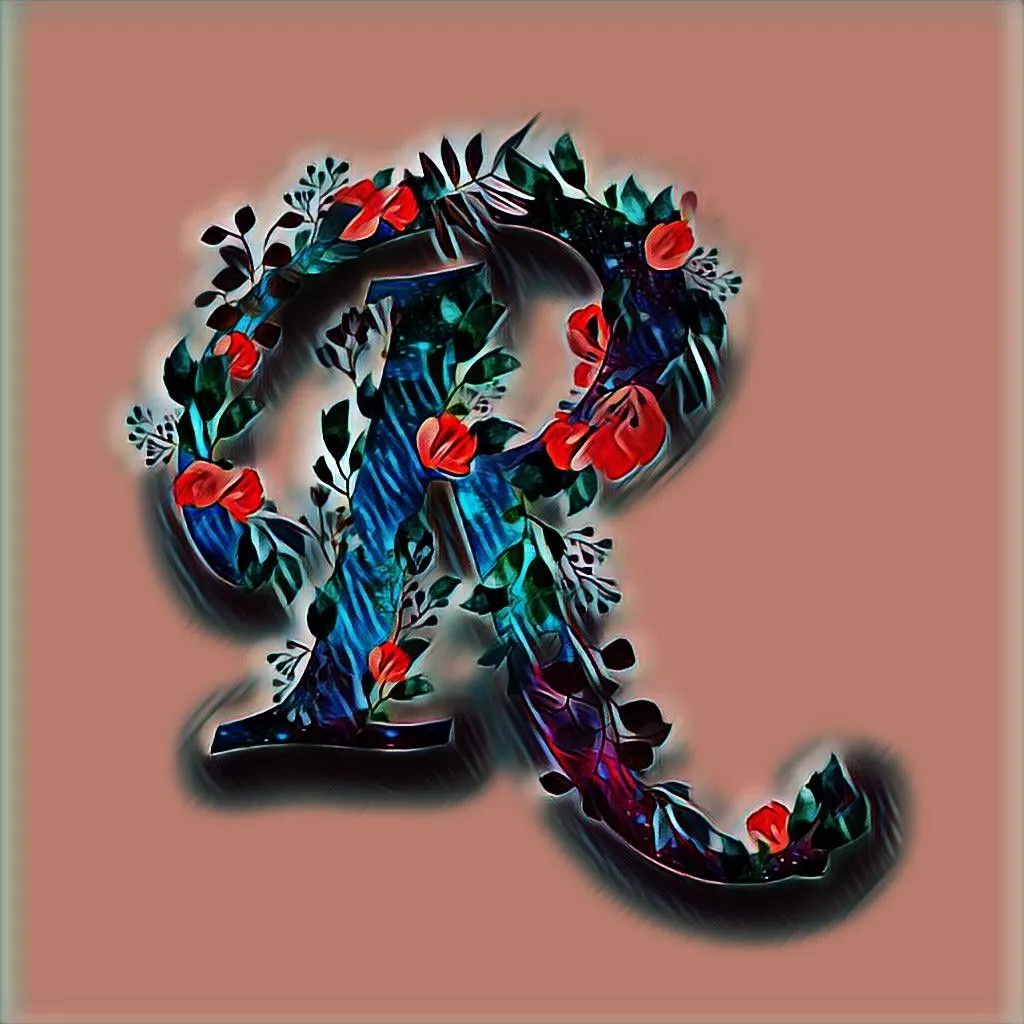 Stylish R Letter Dp Stylish R Letter Dp