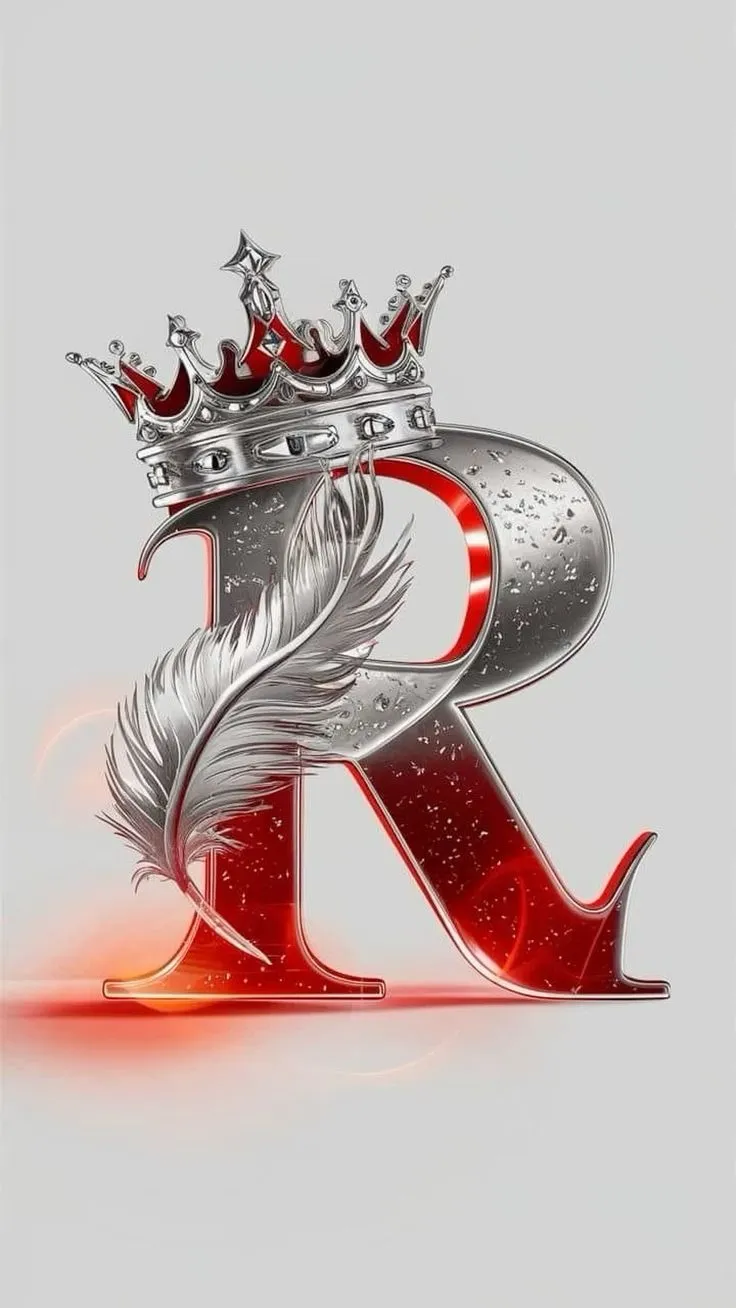 Stylish R Letter Dp
