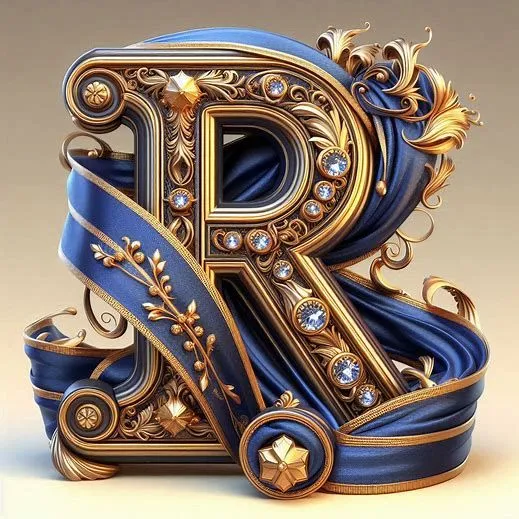 Stylish R Letter Dp Image