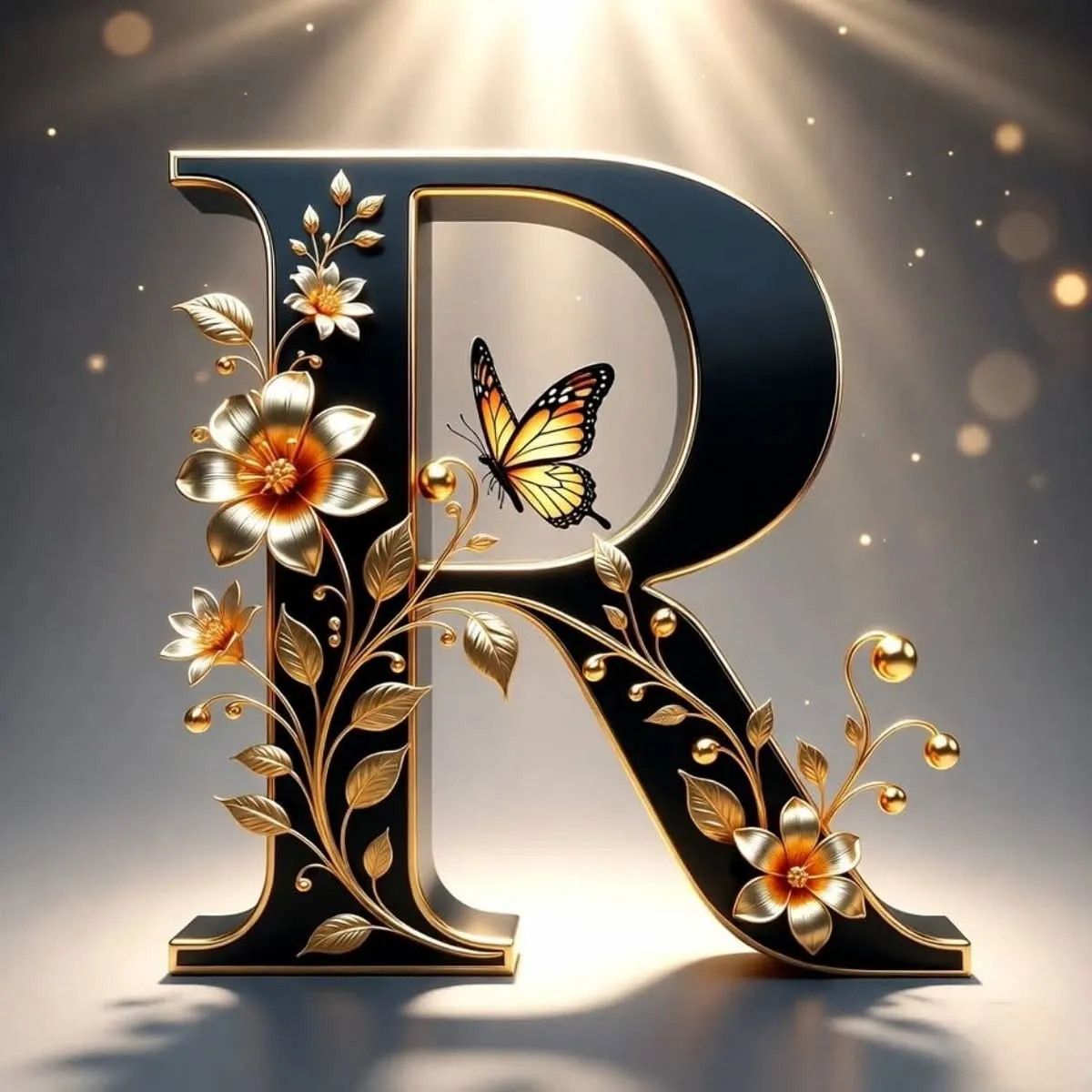 Stylish R Letter Pic