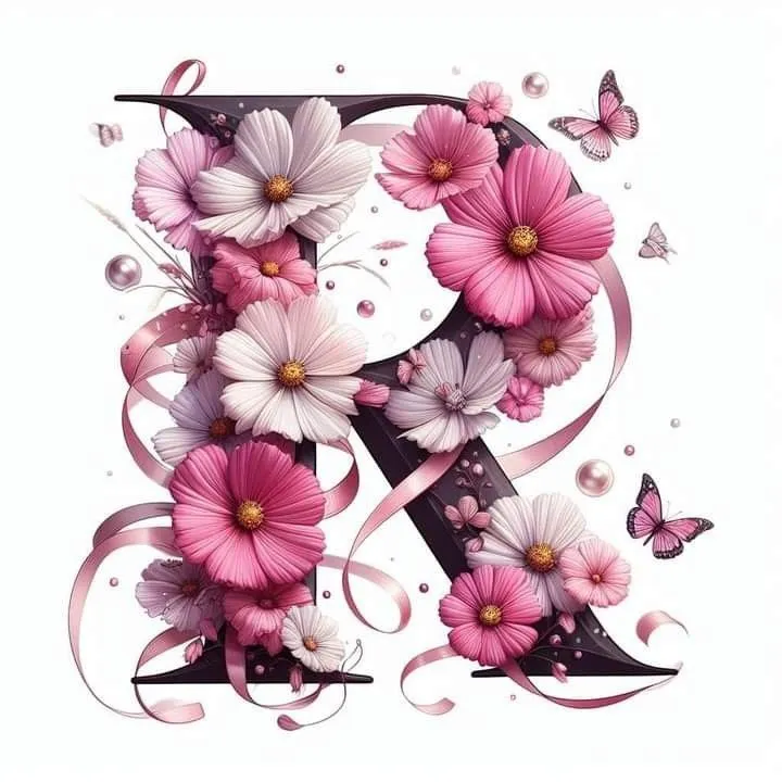 Stylish R Letter Picture